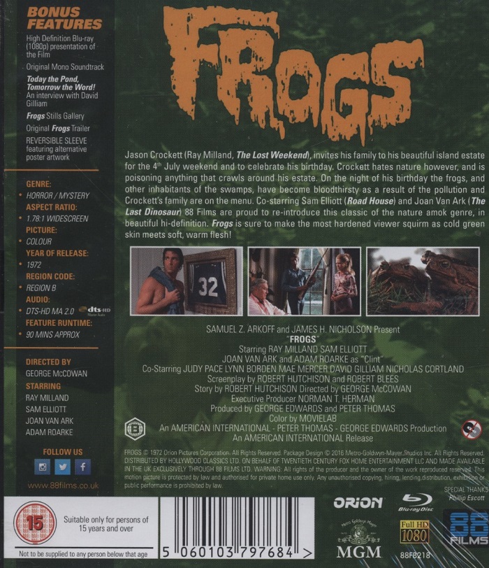 Frogs (ej svensk text) (Blu-ray) - 2