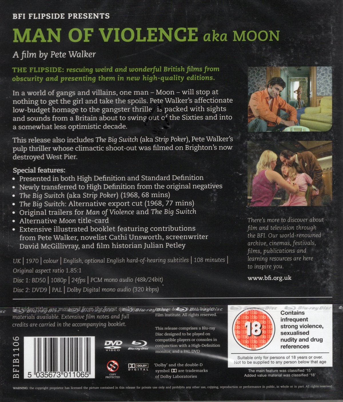 Man of Violence (ej svensk text) (Blu-ray + DVD) - 2