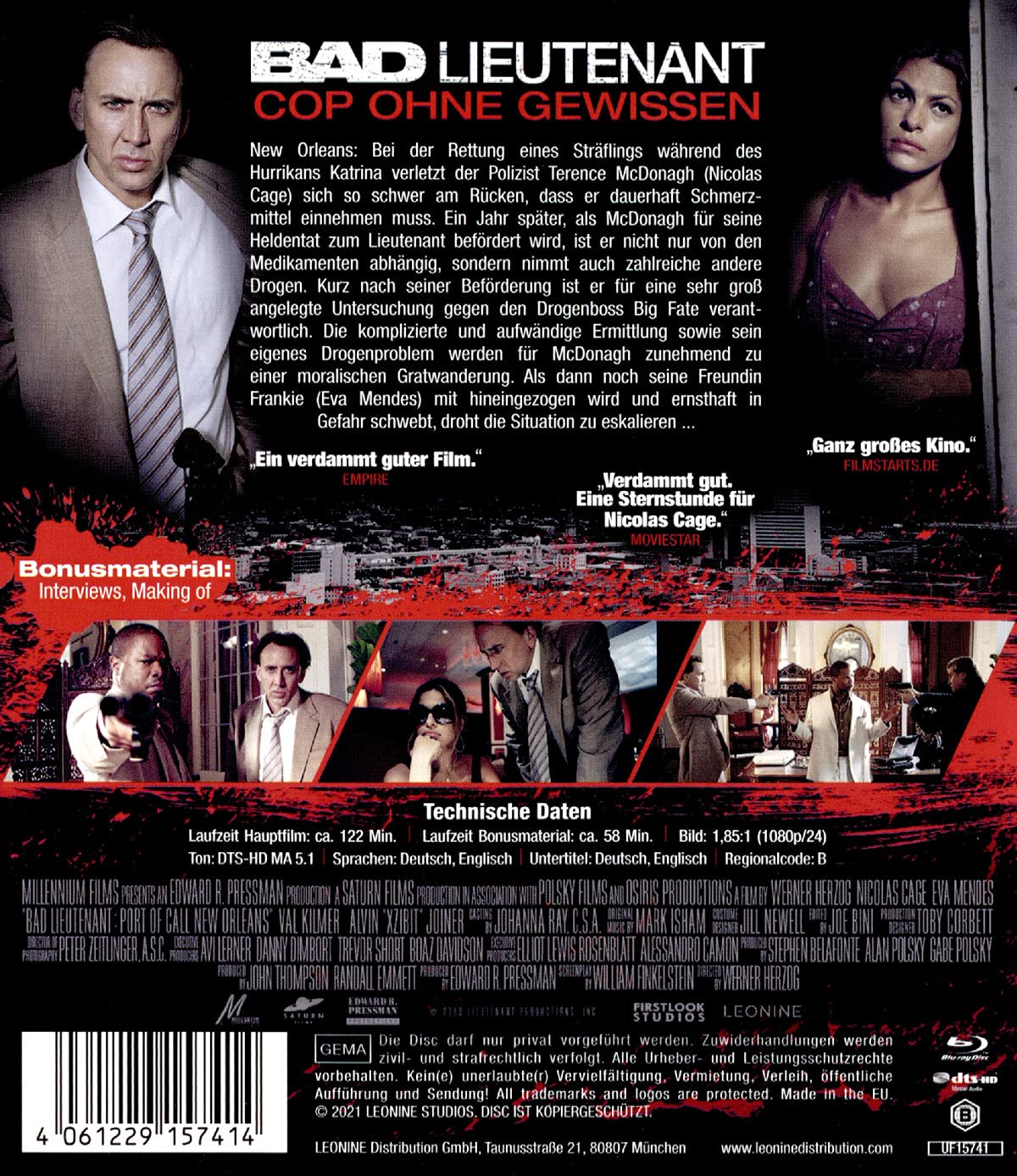 Bad Lieutenant - Port of Call New Orleans (ej svensk text) (Blu-ray) - 2