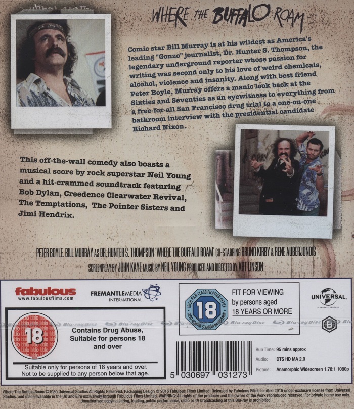 Where the Buffalo Roam (ej svensk text) (Blu-ray) - 2
