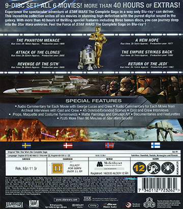 Star Wars Complete Saga (2015 Edition) (9-disc) (Blu-ray) - 2
