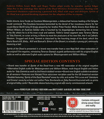 Spirits Of the Dead - Special Edition (ej svensk text) (Blu-ray) - 2