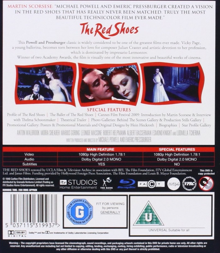 Red Shoes (ej svensk text) (Blu-ray) - 2