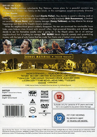 Burbs - Uncut (ej svensk text) - 2