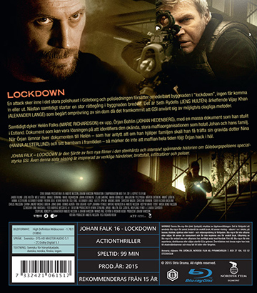 Johan Falk 16 - Lockdown (Blu-ray) (Begagnad) - 2