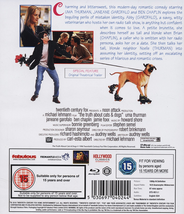 Truth About Cat & Dogs (ej svensk text) (Blu-ray) - 2