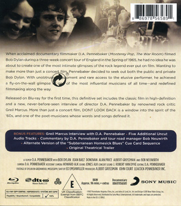 Bob Dylan - Don't Look Back (Blu-ray) - 2