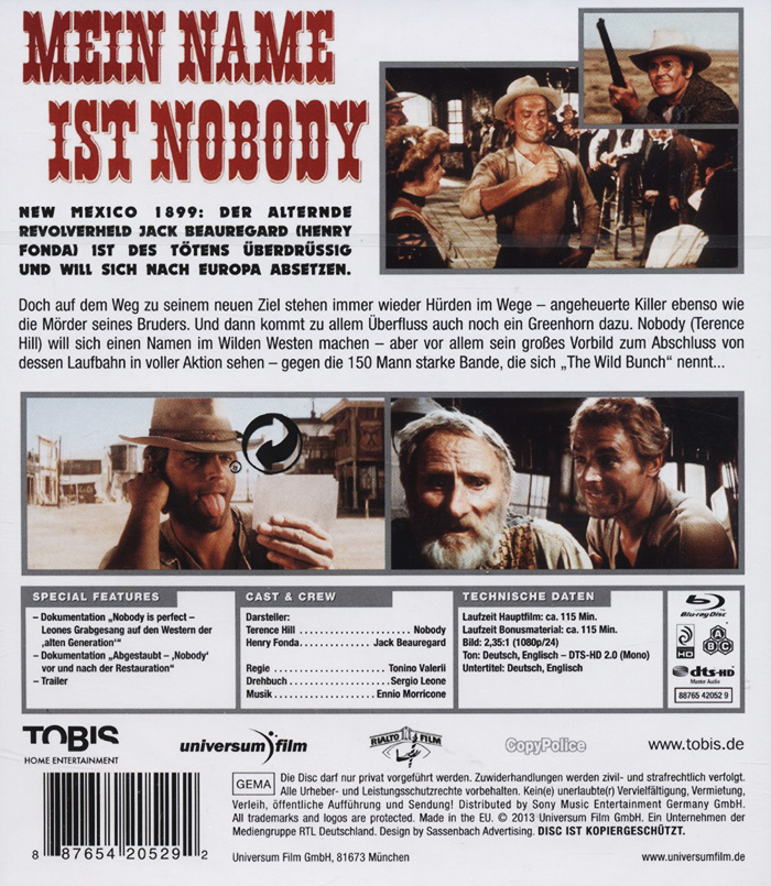 Mitt Namn Är Nobody (ej svensk text) (Blu-ray) - 2