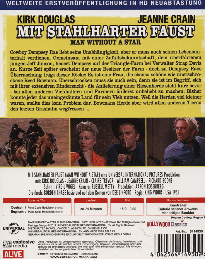 Man Without A Star (ej svensk text) (Blu-ray) - 2