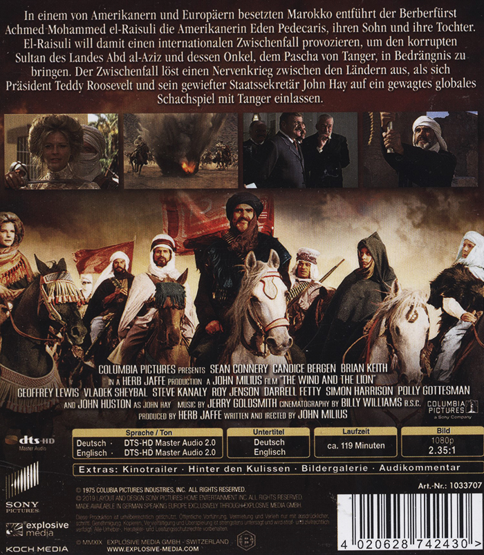 The Wind and the Lion (ej svensk text) (Blu-ray) - 2