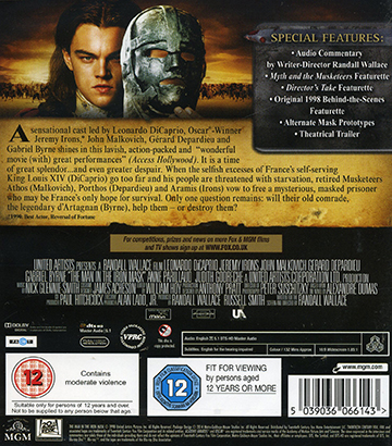 Man In the Iron Mask (ej svensk text) (Blu-ray) - 2