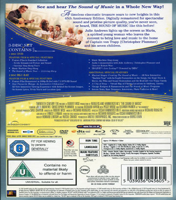 Sound of Music - 45th Anniversary Edition (2-disc Blu-ray + 1 DVD) - 2
