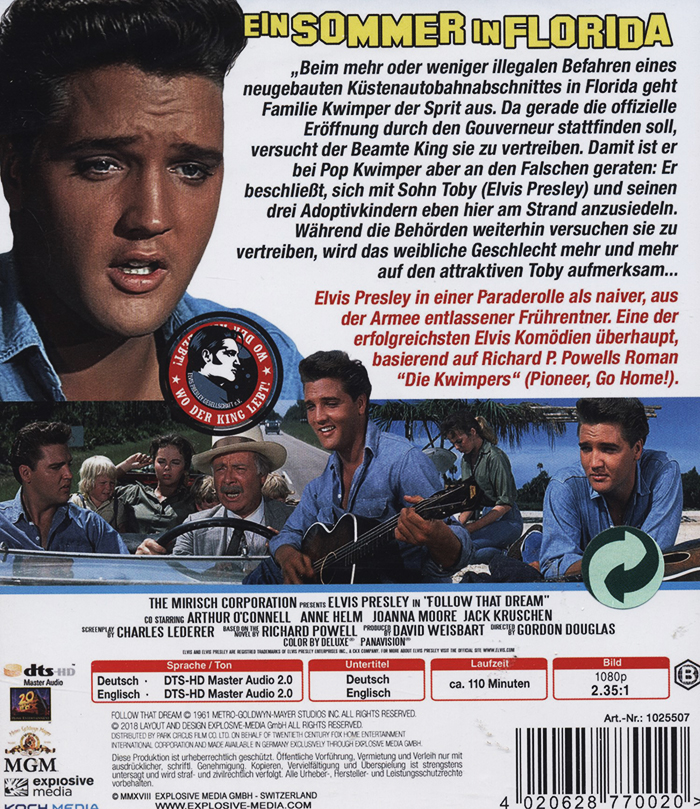 Follow That Dream (ej svensk text) (Blu-ray) - 2