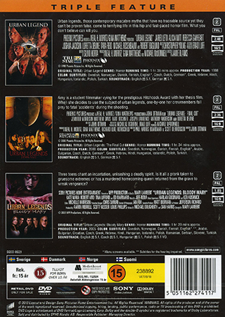 Urban Legends 1-3 Box - 2