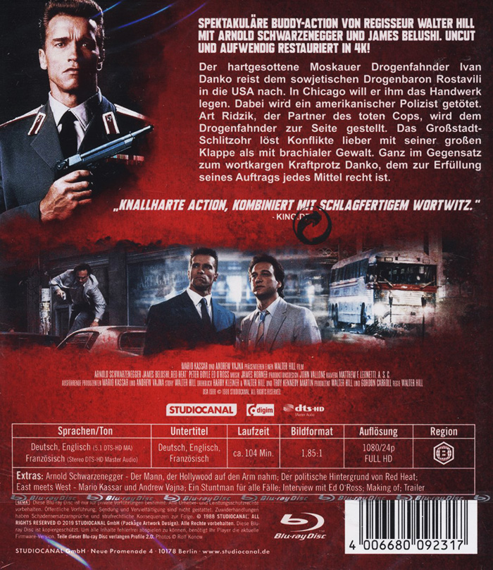 Red Heat (ej svensk text) (Blu-ray) - 2