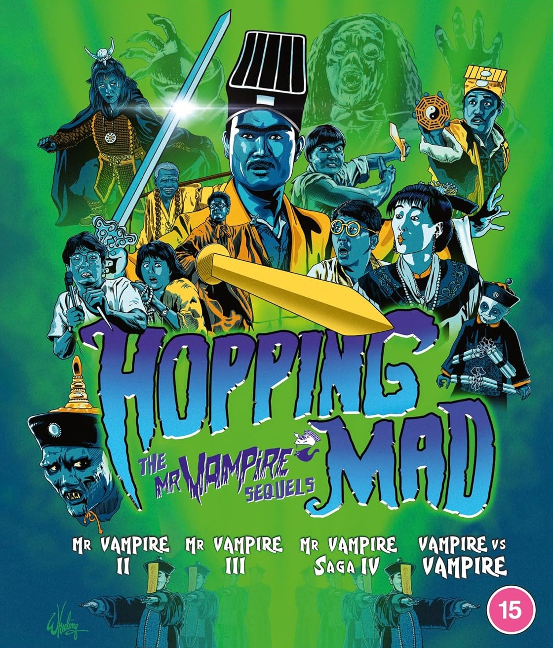 Hopping Mad - The Mr Vampire Sequels (ej svensk text) (Blu-ray)