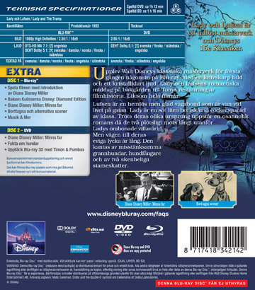 Lady Och Lufsen (Disney) (Blu-ray + DVD) - 2