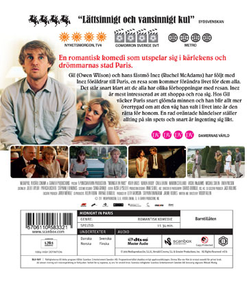 Midnatt I Paris (Blu-ray) - 2