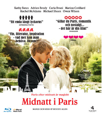 Midnatt I Paris (Blu-ray)