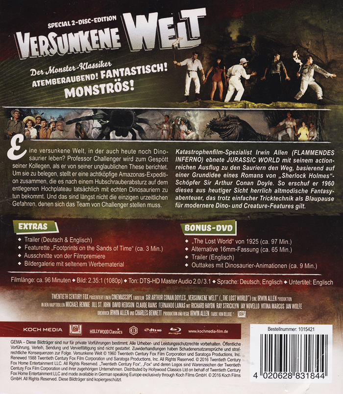 Lost World (ej svensk text) (Blu-ray) - 2
