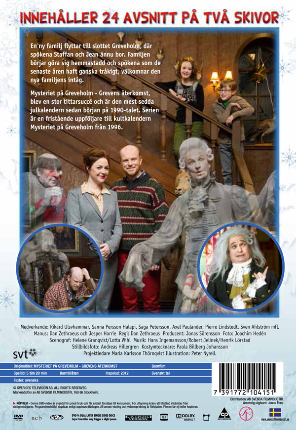Mysteriet På Greveholm 2: Grevens Återkomst - Världens Bästa Julkalendrar (2-disc) - 2