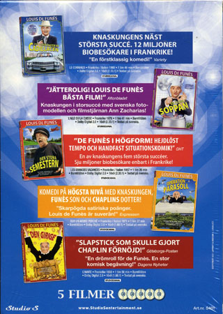 Louis De Funès - Den Stora Skrattboxen 3 (5-disc) - 2