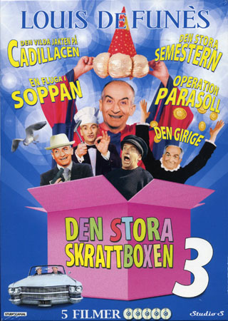 Louis De Funès - Den Stora Skrattboxen 3 (5-disc)