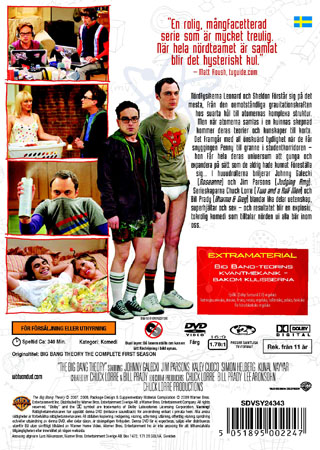 Big Bang Theory - Säsong 1 (Begagnad) - 2