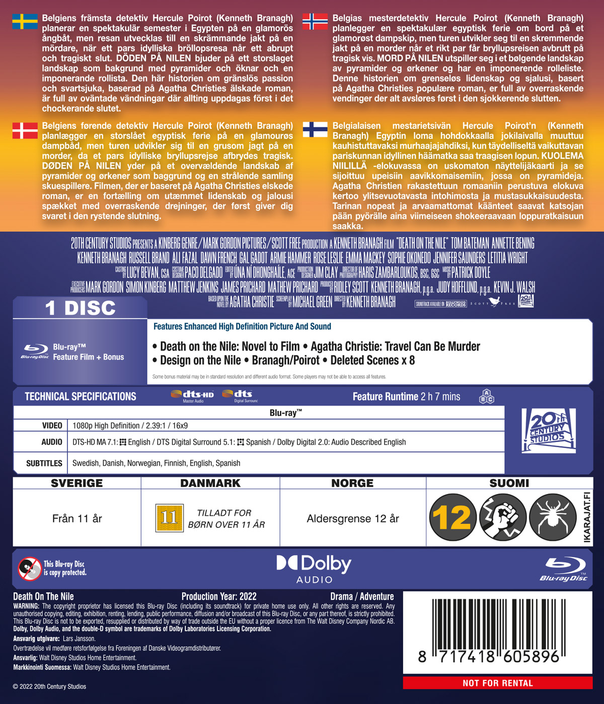 Döden På Nilen (Blu-ray) - 2