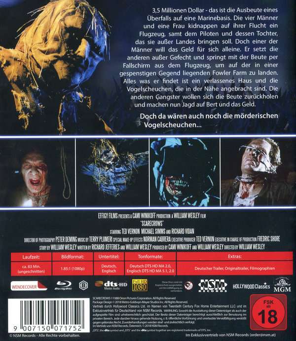 Scarecrows (ej svensk text) (Blu-ray) - 2
