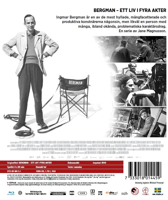 Bergman - Ett Liv I Fyra Akter (TV-serien) (Blu-ray) - 2