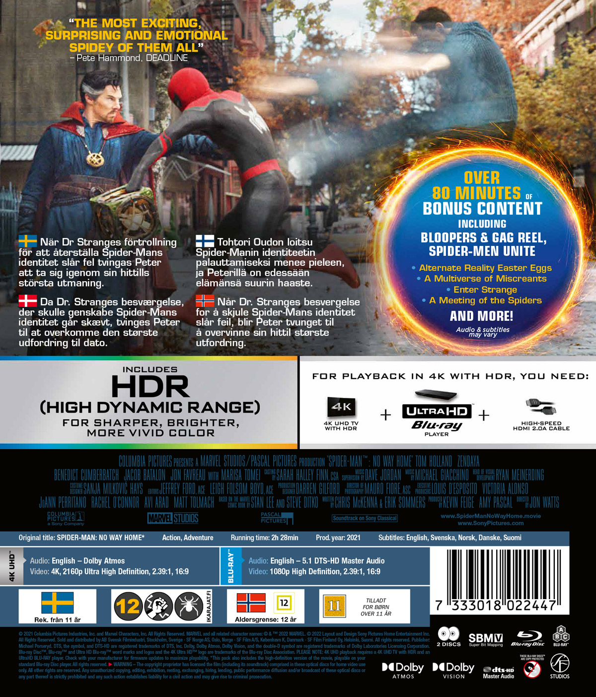Spider-Man: No Way Home (4K Ultra HD + Blu-ray) - 2