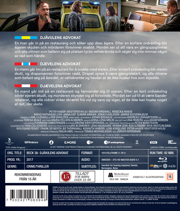 Beck 38 - Djävulens Advokat (Blu-ray) - 2