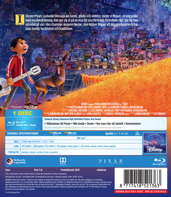 Coco (Disney) (Blu-ray) - 2