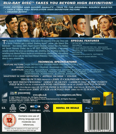 My Best Friend's Wedding (ej svensk text) (Blu-ray) - 2