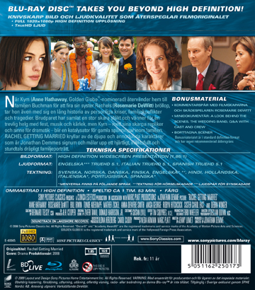 Rachel Getting Married (ej svensk text) (Blu-ray) - 2