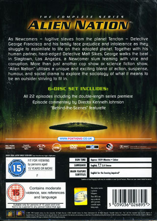 Alien Nation - Complete Series (ej svensk text) - 2