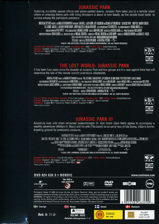 Jurassic Park Trilogy Pack (3-disc) - 2