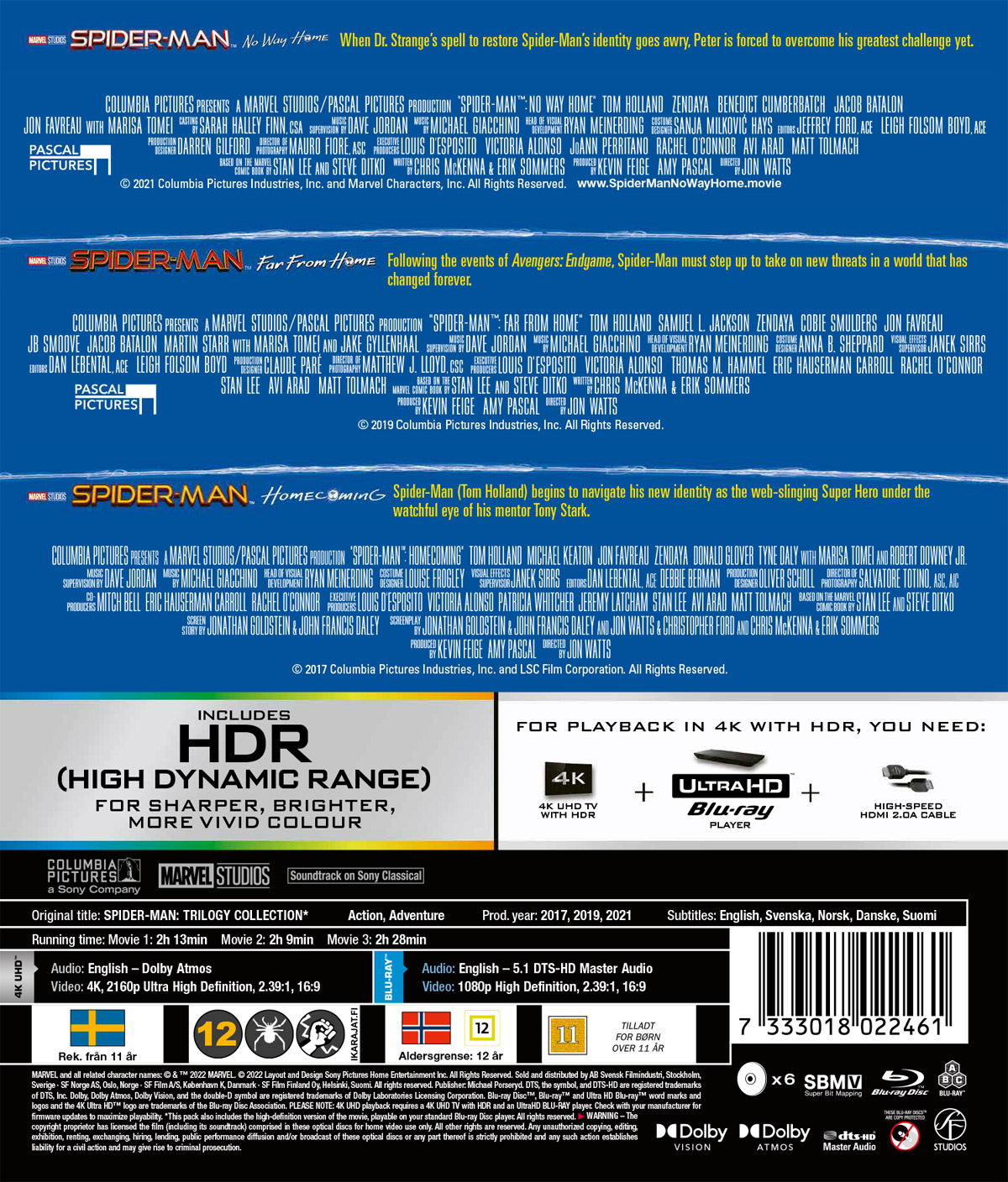 Spider-Man: Trilogy Collection (4K Ultra HD + Blu-ray) - 2
