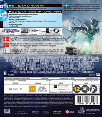 Independence Day - Återkomsten (Real 3D + Blu-ray) - 2