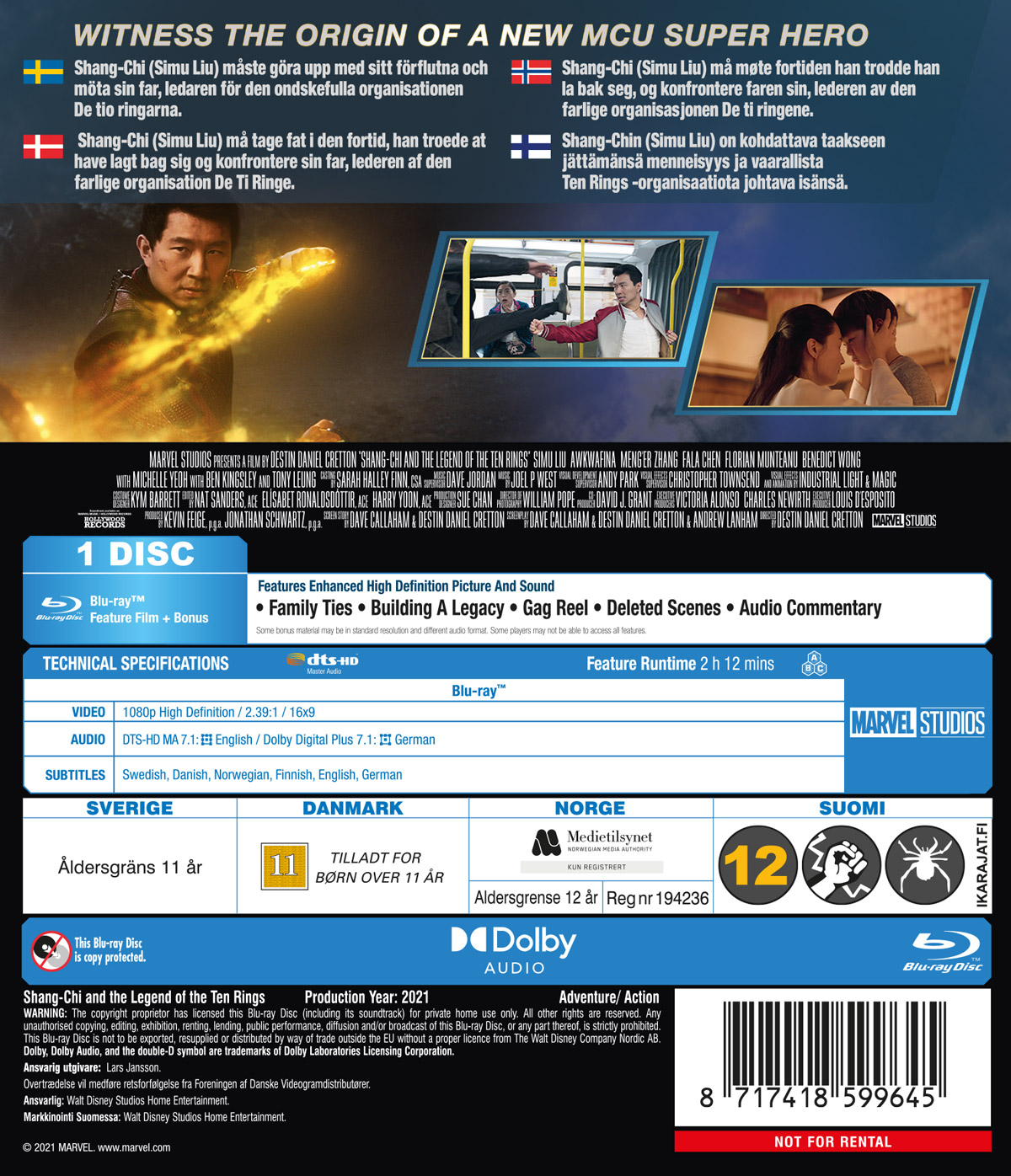 Shang-Chi and the Legend of the Ten Rings (Blu-ray) - 2