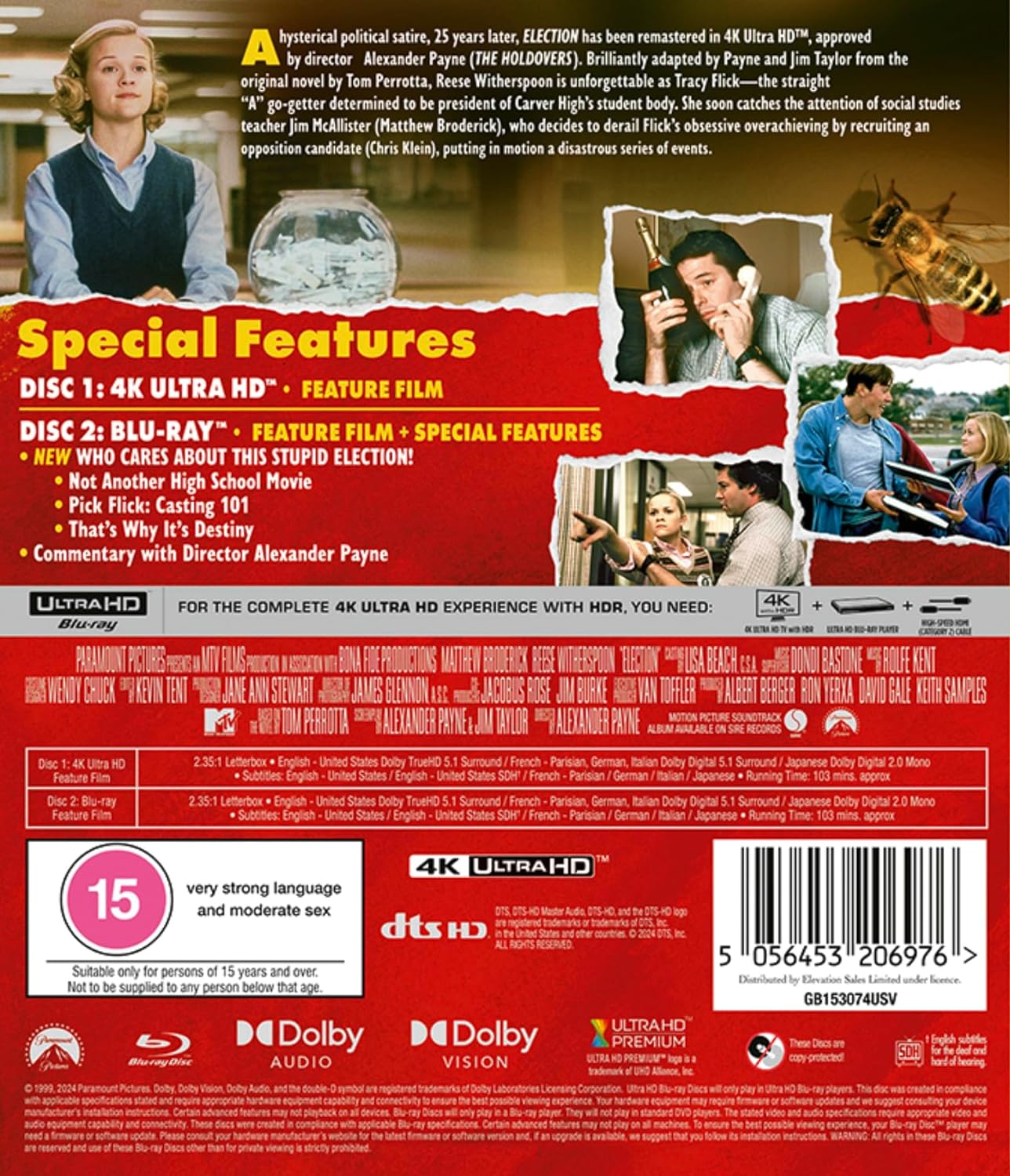 Election (ej svensk text) (4K Ultra HD + Blu-ray) - 2