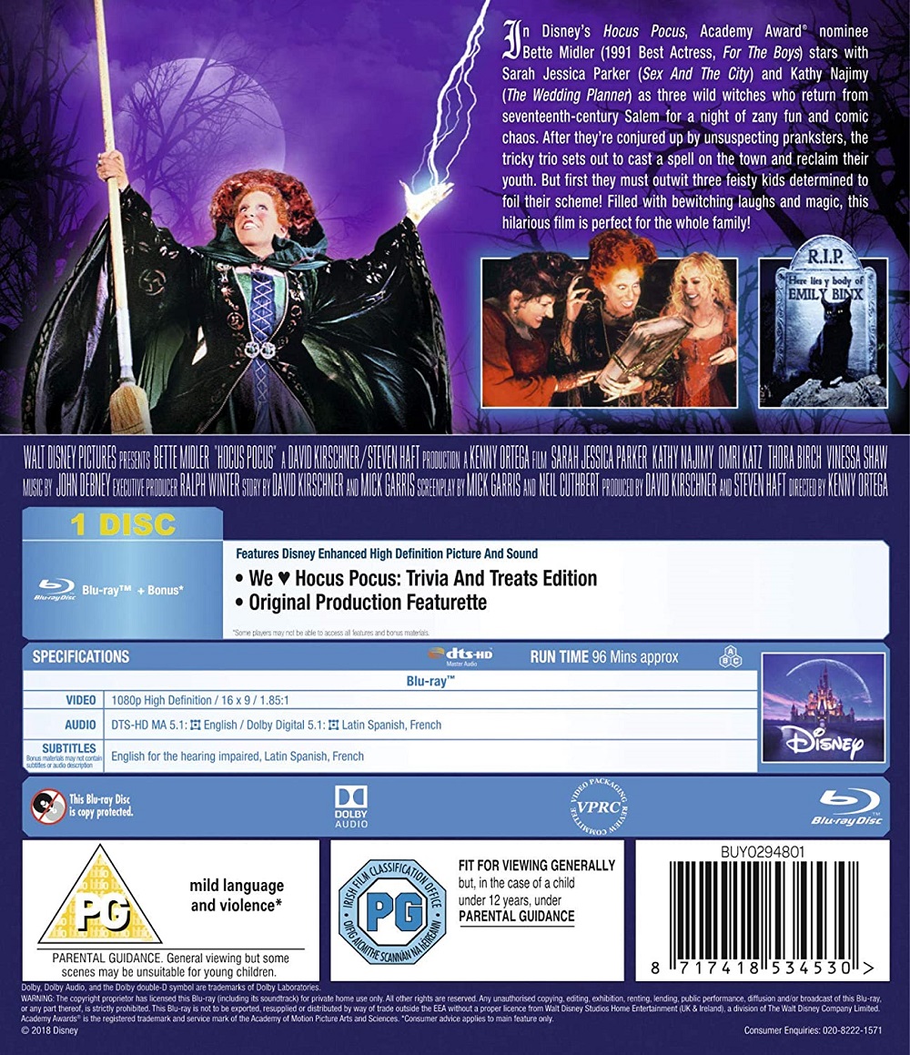 Hocus Pocus (ej svensk text) (Blu-ray) - 2