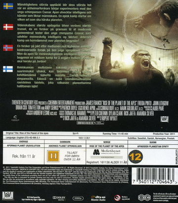 Rise of the Planet of the Apes (1-disc) (Blu-ray) - 2