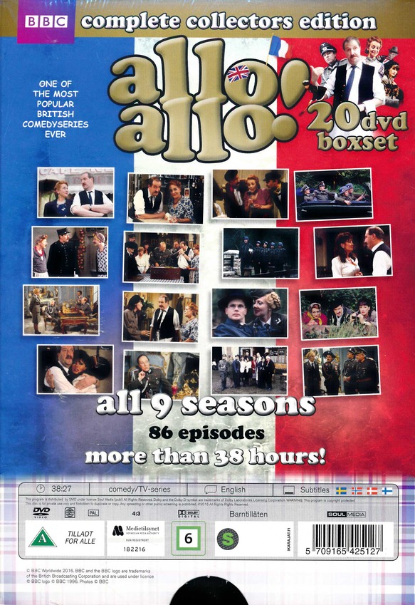 'Allo 'Allo! - Complete Series (20-disc) - 2