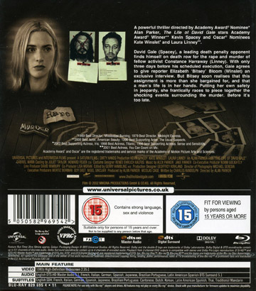 Life of David Gale (ej svensk text) (Blu-ray) - 2