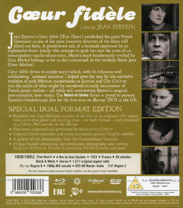 Coeur Fidèle (ej svensk text) (Blu-ray + DVD) - 2