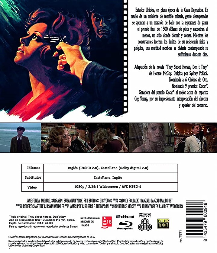 They Shoot Horses, Don't They? (ej svensk text) (Blu-ray) - 2