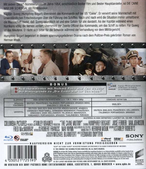 Caine Mutiny (ej svensk text) (Blu-ray) - 2