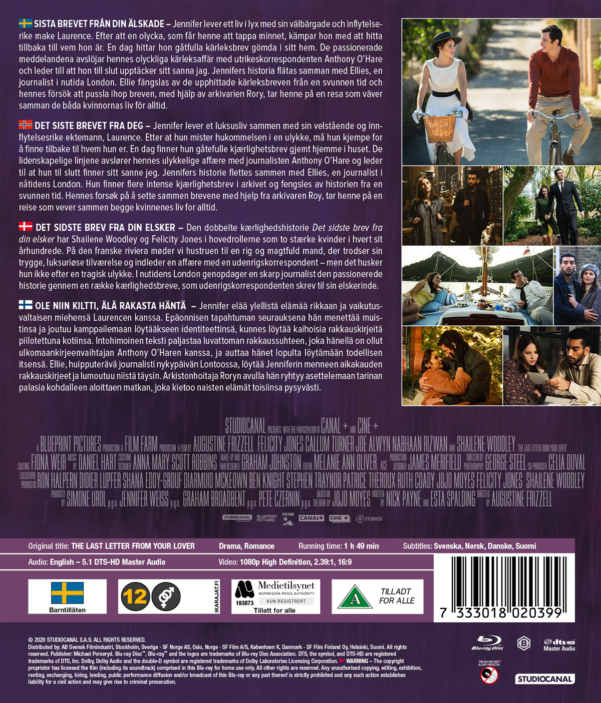 Last Letter From Your Lover (Blu-ray) - 2